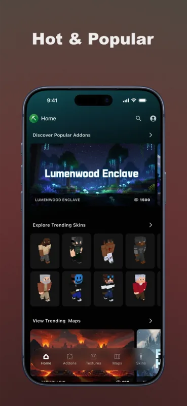 Hub for Minecraft app screenshot 1