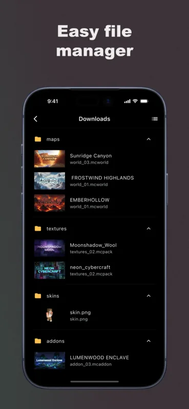 Hub for Minecraft app screenshot 7
